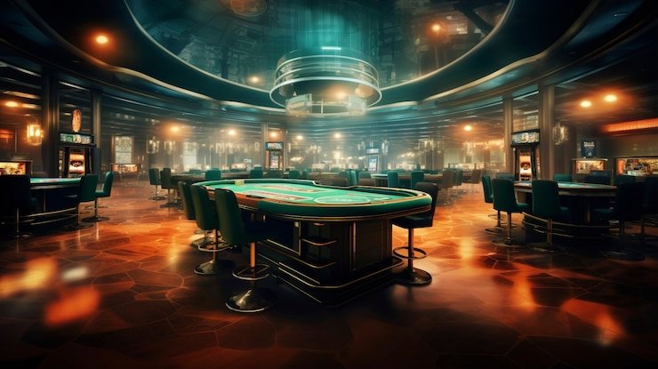 qjoker live-dealer studio with professional broadcasting setup